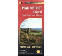 Harvey Maps Peak District Central (Map) Superwalker XT25