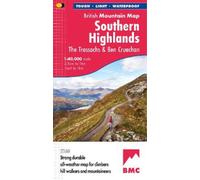 Harvey Maps Southern Highlands (Map) British Mountain Map