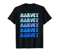 Harvey Retro Name Stack Design Maglietta