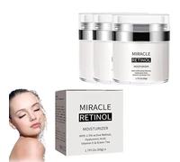 Harvey Ross Miracle Retinol Cream, Miracle Retinol Moisturizer 1.7oz 50g, Reduces Fine Lines and Wrinkles, Firms Skin, Harvey Ross Anti-wrinkle Face Cream for All Skin (3pcs)
