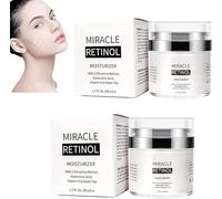 Harvey Ross Miracle Retinol, Miracles Retinol Face Cream,Harvey Ross Anti-wrinkle Face Cream,Miracle Retinol Moisturizer,Miracle Retinol Cream,Reduces Fine Lines and Wrinkles (2 Pcs)