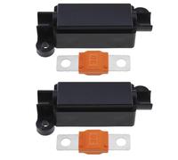 HARY 2 portafusibili midi e 2 fusibili da 30 A per auto, camion, veicoli da costruzione, macchine agricole, autobus, roulotte - Mega Fuse di ricambio