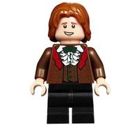 Hary Potter LEGO Minifigure Ron Weasley Completo Marrone Rame Minifig 75948 Raro