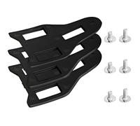 HARY Set di distanziali per tacchetti Shimano SPD-SL e LOOK KEO - distanziali impilabili per pedali da 1 mm e 2 mm con viti M5 (10 mm e 13,5 mm) - Adattatore per tacchetti per bici da strada