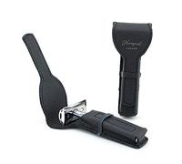 Haryali London Custodia protettiva per rasoi di sicurezza in pelle