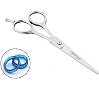 Haryali London - Forbici professionali da parrucchiere da 15,6 cm, con custodia in pelle per uomo, donna, bambini e adulti
