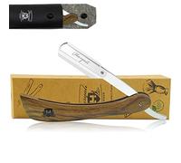 Haryali London Rasoio Mano Libera - Lama Barba Rasoio A Mano Professionale Libera Con Lamette Da Barba E Custodia Protettiva Rasoio Da Barbiere