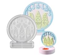 Harz-Weihnachtsformen,Weihnachtsharzformen Silikon - Weihnachtswichtel Silikonform | Weihnachts-Harzformen Weihnachtsmann | Silikon-Gipsformen Harz-Kerzenhalterfo, Epoxid-Gussformen für Heimdekoration
