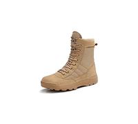 HARZONLI Stivali Black Tactical Military Boots Men Boots Special Force Desert Combat Army Boots Man Hiking Boots Ankle Shoes Men Work Safty Shoes(Sand,43 EU)