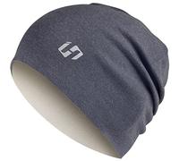 HASAGEI Cappello invernale da corsa con teschio berretto berretto termico, Grigio, Etichettalia unica