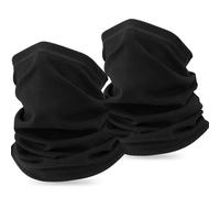 HASAGEI Sciarpa tubolare in pile antivento per uomo e donna, per corsa, sci, jogging, ciclismo, snowboard, motociclismo, sport all'aria aperta, nero e nero., 37*25cm