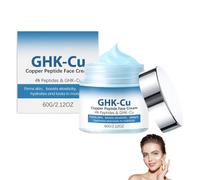 HASAIKA® Copper Peptide Face Cream, Crema Viso al Peptide di Rame, Riduce l'Aspetto di Linee Sottili e Rughe, Texture Leggera a Rapido Assorbimento per Tutti i Tipi di Pelle, 60g