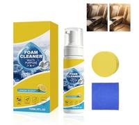 HASAIKA® Kit Detergente Schiuma Multiuso per Interni Auto, Spray Pulitore per Cruscotto, Tappezzeria e Moquette (150 ml)