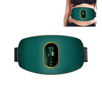 HASAIKA® Massaggiatore Vibrante Addominale, Cintura Dimagrante Per Massaggio, Massaggio a vibrazione a due fasi, ideale per la casa, l'ufficio e i viaggi (verde)