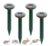 HASAIKA® Scaccia Ultrasuoni Solare, Dissuasori per Talpe Professionali, Ideali per terrazze, Giardini e Prati, Coprono Un'Ampia Superficie