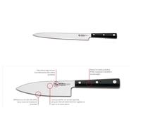 HASAKI SANELLI COLTELLO YANAGI SASHIMI LAMA CM 27 STYLE JAPAN AEF2207 3 2023