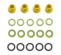 Hasaller 19 Pezzi Nylon Rondella Ad Alta Pressione Anello di Tenuta Set Per Karcher 2.880-001.0 Verde Nero Giallo Guarnizioni Per Auto Lavaggio Macchina Ugelli Tubi