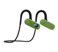 Hasaller Auricolari wireless a conduzione ossea per corsa e sport con design 5.3 con gancio per l'orecchio sicuro, nero, bianco o verde (verde)