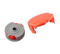 Hasaller Bobina di alimentazione automatica doppia per decespugliatori Flymo parte di ricambio FLY021 FLY060 con copertura Cap Fit per contorno per xt per mini Trim Auto Power Trim 500 700 per