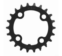 Hasaller Corone per bicicletta 104BCD 22T/24T Narrow Wide Bike MTB Corone in acciaio al carbonio a dente singolo anello guarnitura MTB accessori ciclismo bici MTB corona singolo dente catena anello