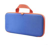 Hasaller Custodia rigida in EVA per piastre per capelli, portatile, resistente ai graffi, con tasca in rete, per piastre Dyson Airstrait HT01 Ha-ir (blu)