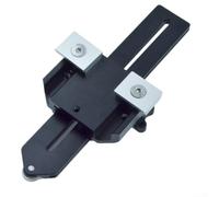 Hasaller Dima sottile per seghe da banco con scanalatura a T da 3/8 x 3/4 in alluminio anodizzato, guida per fresatrice a nastro, lavorazione del legno, strumento da taglio a strisce strette, rosso