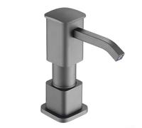 Hasaller Dispenser di sapone per lavello da cucina con rotazione a 360 gradi e tubo in silicone lungo 100 cm, design resistente alla ruggine, per sapone liquido o sapone per le mani, adatto per piatti