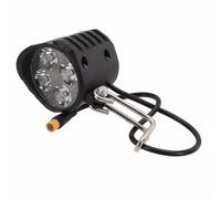 Hasaller HORN - Faretto LED Integrato 36V/48V/60V per Moto, Scooter Elettrico, Bicicletta - Faro Anteriore 16W 4 Perline