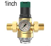 Hasaller Kit regolatore di pressione dell'acqua a 2 unioni in ottone con manometro integrato e filtro sostituibile per sistemi Honeywell 210 x 130 x 100 mm (2,5 cm)