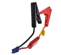 Hasaller Morsetti di avviamento intelligenti da 12 V con connettore EC5 per cavi di avviamento di emergenza per auto, in rame resistente, protezione anti-inversione, nero e rosso (200 A)