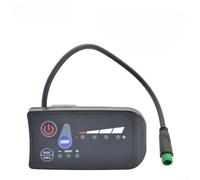 Hasaller Pannello di controllo per bicicletta elettrica, display LCD, tachimetro, cruscotto, impermeabile, con connettore a 5 pin, per e-bike e MTB (36 V)