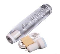 Hasaller Pomello del cambio a bolle illuminato a LED per auto a trasmissione manuale e automatica, con testa del cambio in acrilico da 15 cm o 20 cm, colore bianco, blu, rosso o luce sfumata colorata