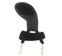 Hasaller Protezione per mentoniera per violino in morbida spugna di cotone, per violino e mentoniera per violino 4/4 3/4 1/2 1/4 1/8 1/16 (nero 3/4-4/4)