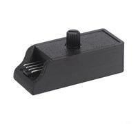 Hasaller Regolatore di velocità della ventola a 4 pin da 12 V con boost da 5 V a 12 V di tipo C, per router fai da te e ventole violente, custodia in ABS nera, display a LED