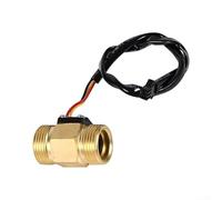 Hasaller Sensore di flusso d'acqua effetto Hall G1/2 DN15mm Corpo in rame per scaldabagno purificatore distributore automatico DC 5V 1-30L/min Interruttore a impulsi a tre fili