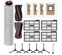 Hasaller Set completo di accessori di ricambio per robot aspirapolvere Eufy E28/E25 Caratteristiche spazzola a rullo principale spazzola rotante mop spazzole laterali sistema di filtrazione sacchetti