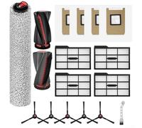 Hasaller Set completo di accessori di ricambio per robot aspirapolvere Eufy E28/E25 Caratteristiche spazzola a rullo principale spazzola rotante mop spazzole laterali sistema di filtrazione sacchetti