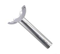 Hasaller Spelafili in acciaio inox per rimuovere chicchi da 3 file contemporaneamente, utensile da cucina argentato, per uso domestico, ristorante e hotel, 12 x 5,7 cm