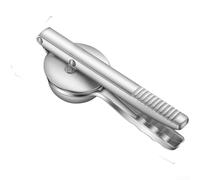 Hasaller Spremiagrumi manuale in acciaio inossidabile 316 per agrumi arancioni con meccanismo a leva, manico antiscivolo per un'estrazione efficiente del succo, argento