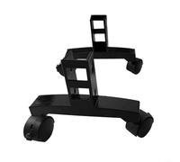 Hasaller Supporto per riscaldatore a infrarossi, regolabile, portatile, con ruote a 360° e barra portante, per pannelli elettrici spessi 3 cm, colore: nero