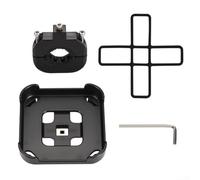 Hasaller Supporto regolabile per bici e moto, per altoparlanti Marshall WILLEN2/1, con struttura in ABS, tiene saldamente gli altoparlanti portatili sul manubrio da 70 mm a 200 mm di diametro, nero