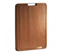 Hasaller Tagliere rettangolare in legno di sandalo, 30 x 20 x 2,5 cm e 36 x 24 x 2,5 cm, per formaggio, carne, frutta (36 x 24 cm)