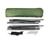 Hasaller Tenda da doccia portatile per esterni, riparo per la privacy, per campeggio, spiaggia, pesca, installazione rapida, spogliatoio, cabina WC, verde, 120 x 120 x 195 cm