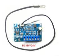 Hasaller Termostato PWM Modulo Ventola DC 12V 24V PWM PC CPU Fan Controllo della Temperatura Controller Velocità Scheda Controller di Velocità Sonda di Temperatura Buzzle PWM Controllo della
