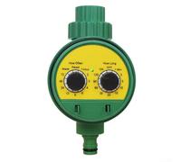 Hasaller Timer di irrigazione Elettronici per irrigazione da giardino Timer per irrigazione automatica programmabile Timer per tubo di irrigazione a doppio quadrante Controller per irrigazione da