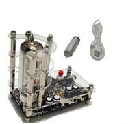 Hasaller VU Meter 6E2 Cat Eye Tube per apparecchiature audio, indicatore del livello musicale controllato dalla voce con display retrò a tubo a vuoto e attenuazione degli alti integrata