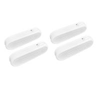 HASAYAKI Pesi per corde per tende, 4 pendenti in plastica con cordino per tende verticali e tende - Bianco