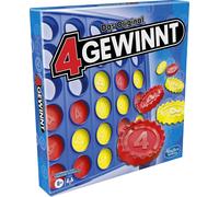 Hasbro 4 wins, strategy game for 2 players, 4 wins grid wall, 4 in a row, game f