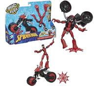 HASBRO AVENGERS BEND AND FLEX IRON MAN + MOTOCICLETTA F0244