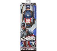 Hasbro Avengers - Captain America (Action Figure Titan Hero Da 30 Cm, Per Bam...
